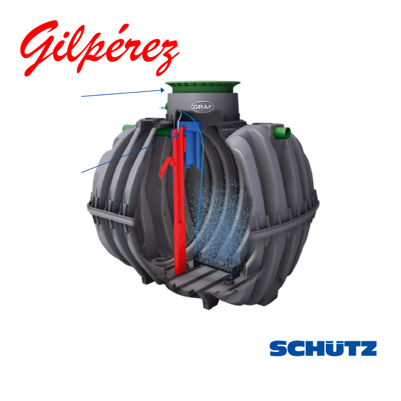Schütz Depuradora One2clean 2.700 L cúpula Micro