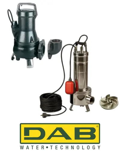 Bombas Residuales/Fecales DAB