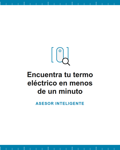 Selector de termos eléctricos por medidas y características