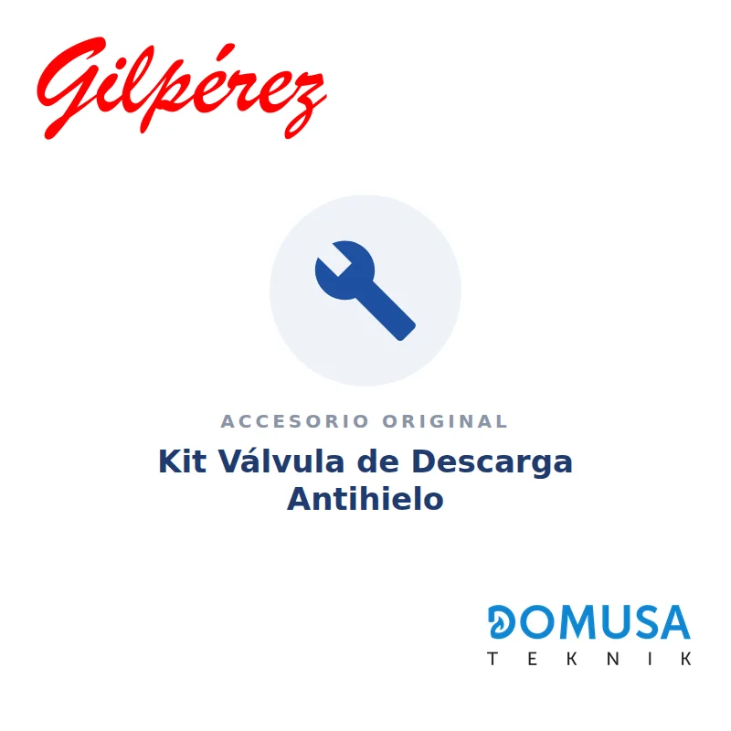 Domusa Kit Válvula de Descarga Antihielo