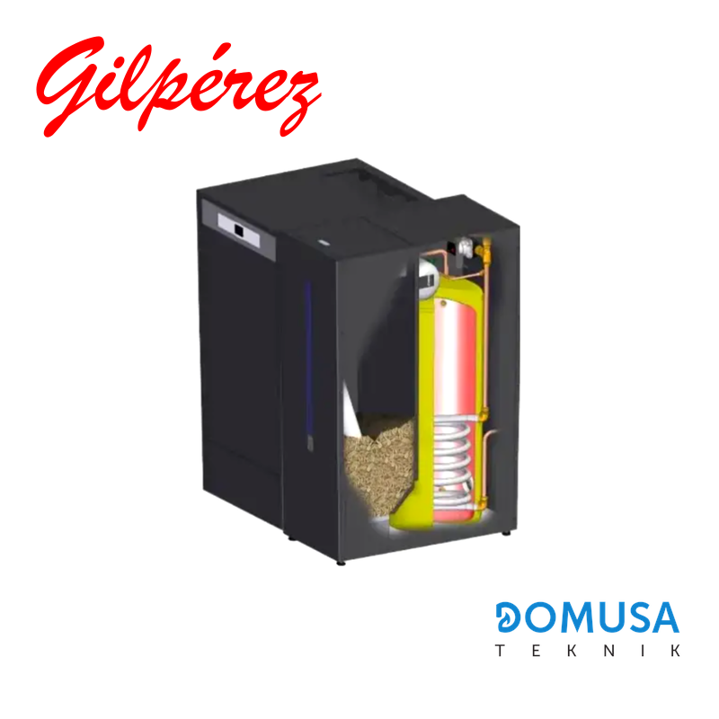 Depósito Reserva Pellets + Agua Caliente Domusa HTP 100-150 vista 1