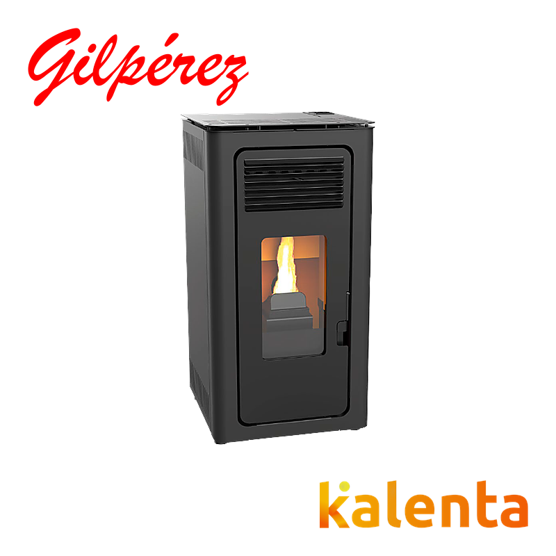Estufa Pellets Aire Audax 6 kW Negro vista 1