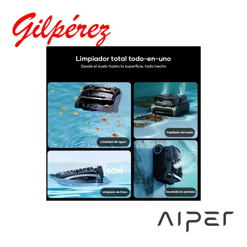 Limpiafondos sin cables AIPER Scuba X1 Pro Max vista 3