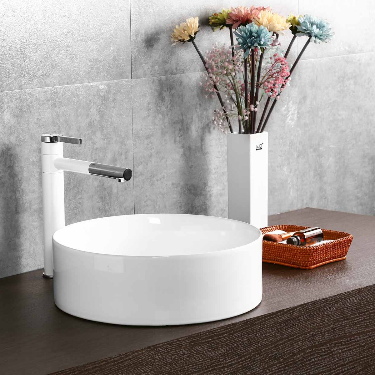 Trip Naya Lavabo de Cerámica sobre Encimera vista 2