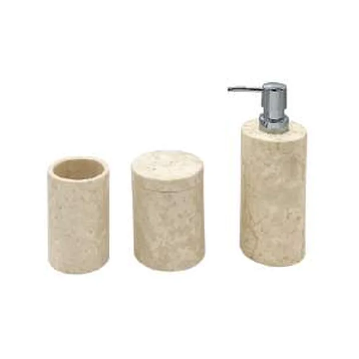 Trip Set Accesorios Baño Beige