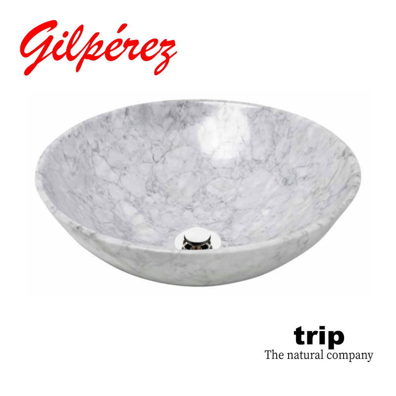 Trip Firenze Lavabo de Piedra Natural sobre Encimera