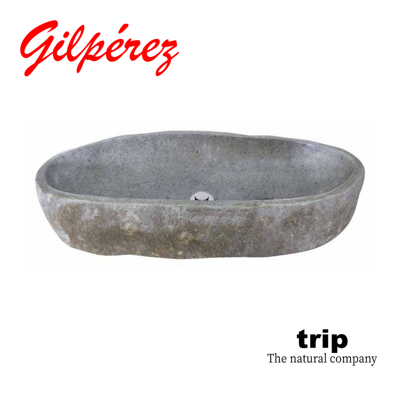 Trip Kalong Lavabo de Piedra Natural sobre Encimera
