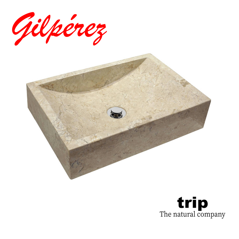 Trip Nerja Lavabo de Piedra Natural sobre Encimera