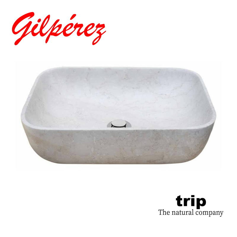 Trip Rinca Lavabo de Piedra Natural sobre Encimera