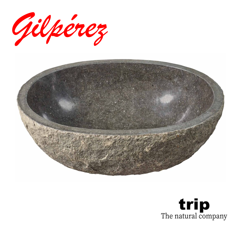 Trip Tabarca Regular Lavabo de Piedra Natural sobre Encimera