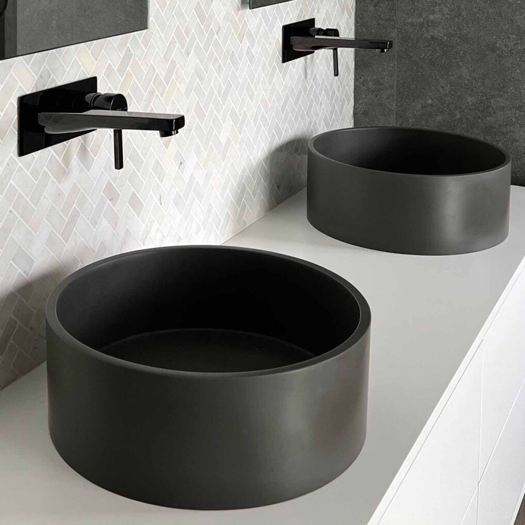 Trip Rada Lavabo de Solid Surface sobre Encimera vista 2