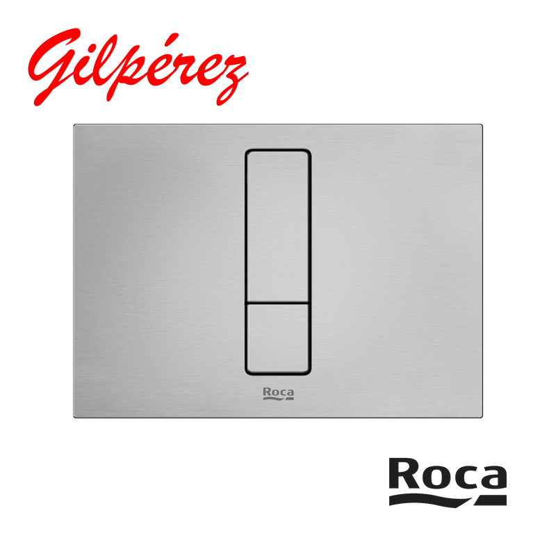 Roca Placa PS4 Acero Inoxidable Dual