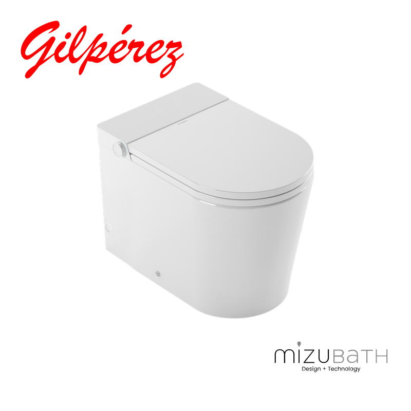 Mizubath Rada Basic Inodoro Inteligente a Suelo Display blanco vista 2