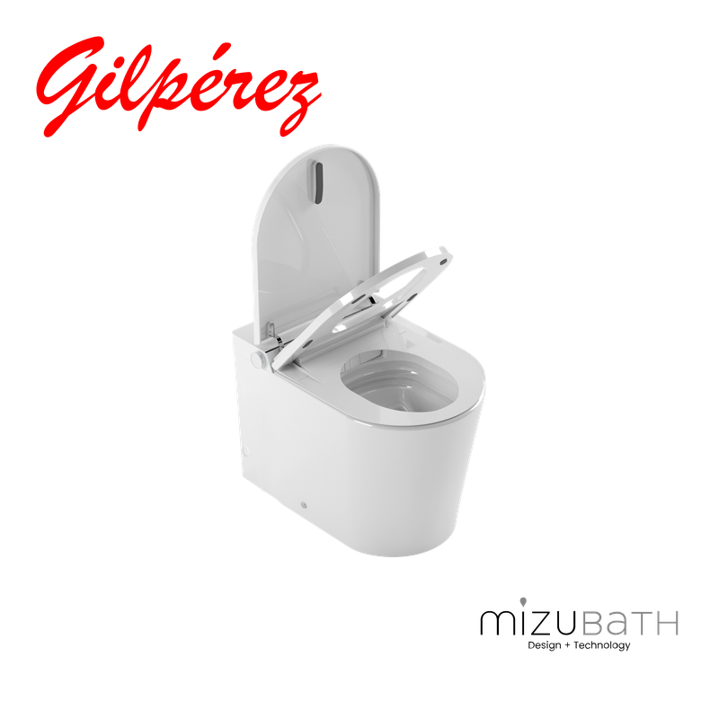 Mizubath Rada Basic Inodoro Inteligente a Suelo Display blanco vista 3