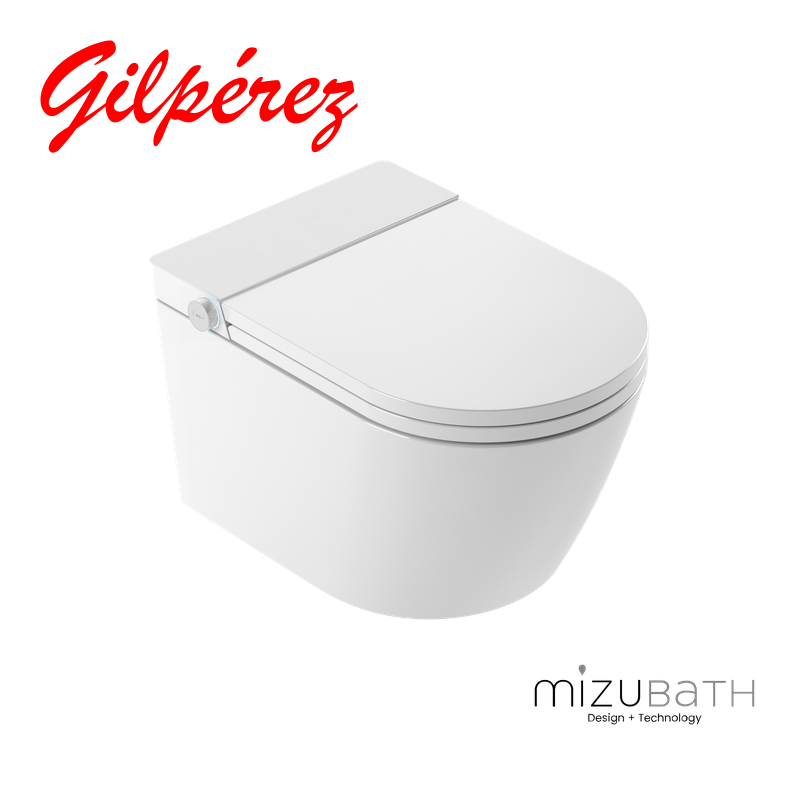 Mizubath Rada Basic Inodoro Inteligente Suspendido Display blanco vista 1