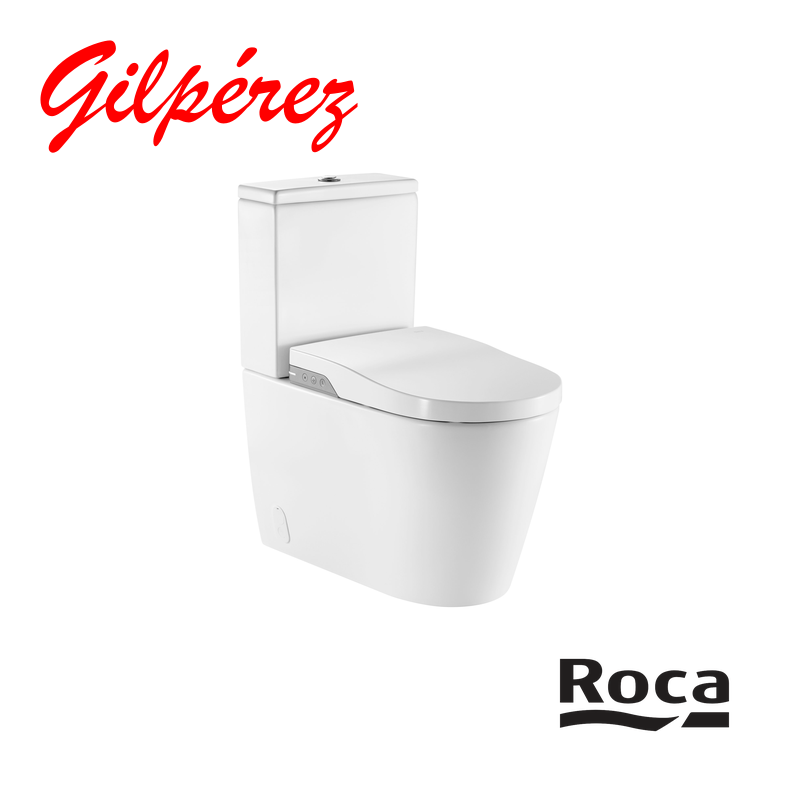 Roca In-Wash Inspira Inodoro Inteligente de Cisterna Baja Adosado a Pared