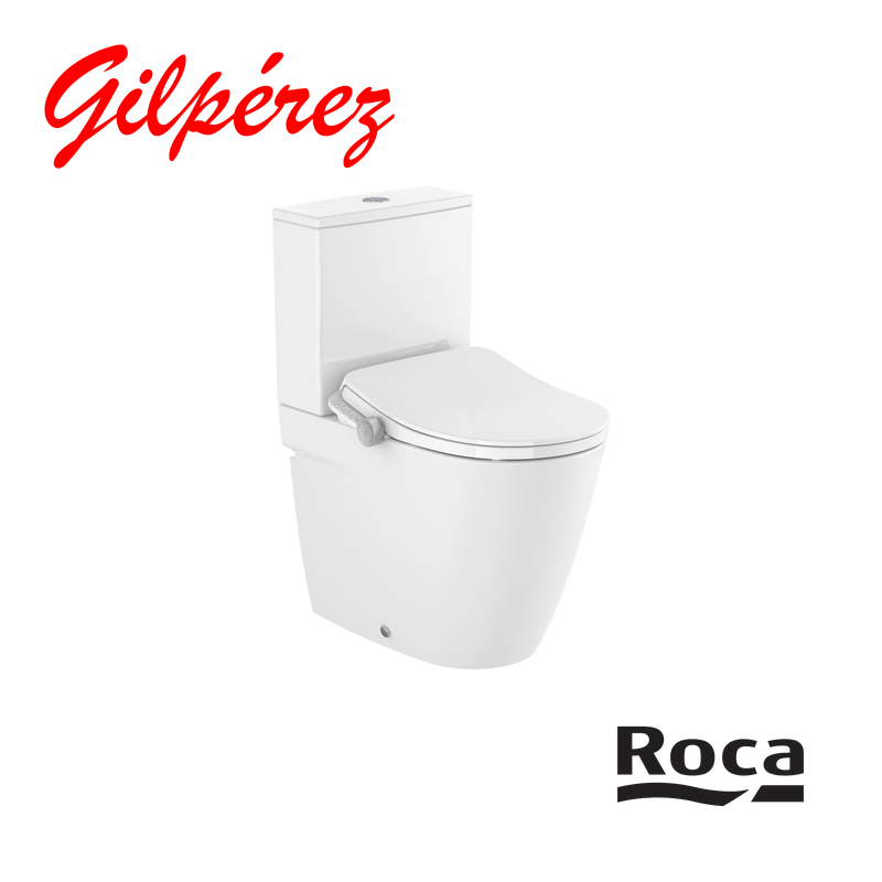 Roca In-Wash Ona Inodoro Inteligente de Cisterna Baja Compacto Adosado a Pared vista 1