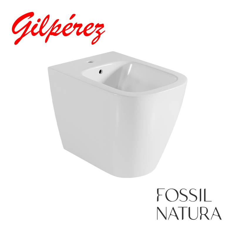 Fossil Natura Atlas Bidé a Suelo Blanco brillo