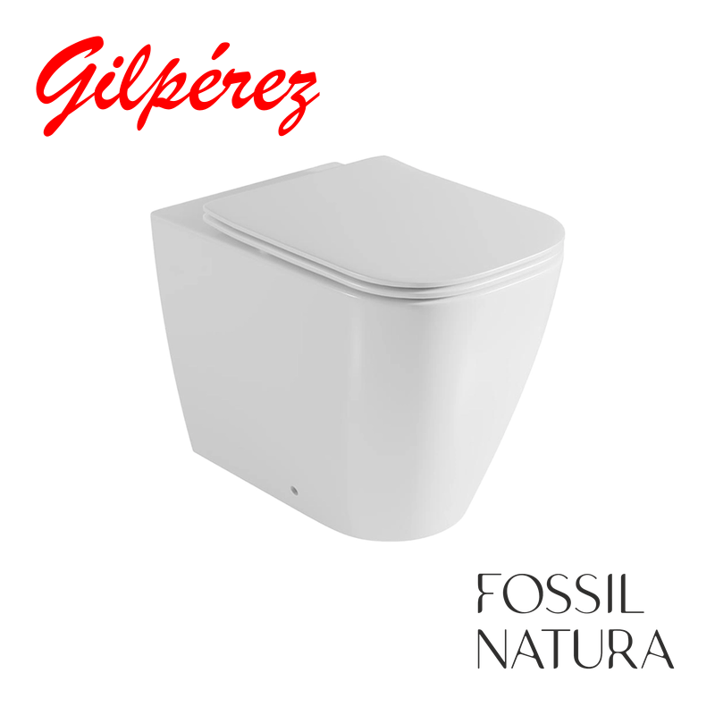 Fossil Natura Atlas Inodoro Compacto Adosado a Pared Blanco brillo