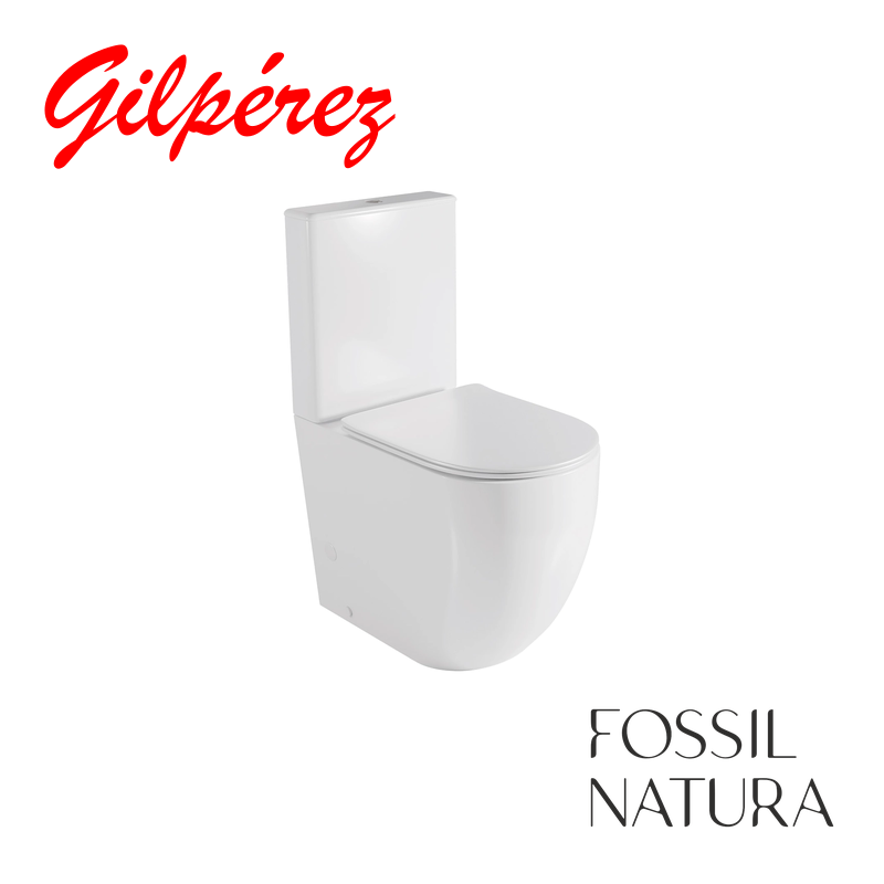Fossil Natura Jena Inodoro de Cisterna Baja PMR Blanco brillo