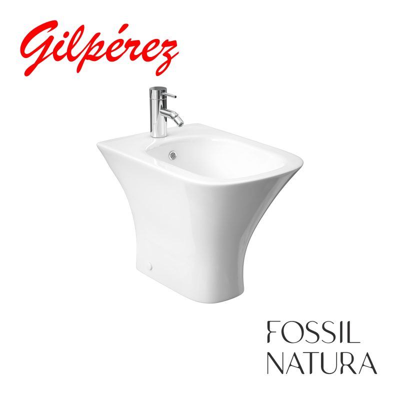 Fossil Natura Koa Bidé a Suelo Blanco brillo