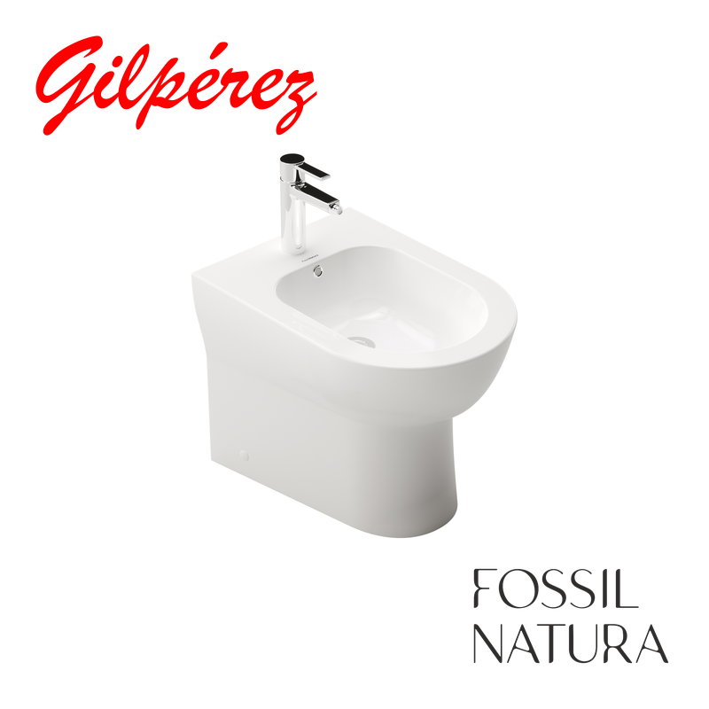 Fossil Natura Lyon Bidé a Suelo Blanco brillo vista 1