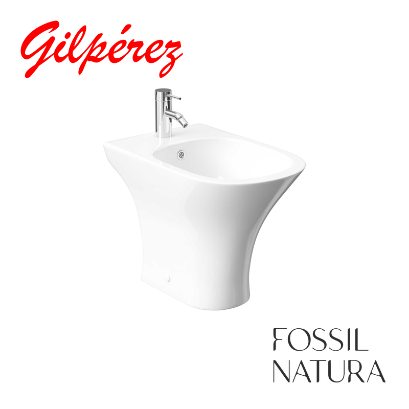 Fossil Natura Nui Bidé a Suelo Blanco brillo