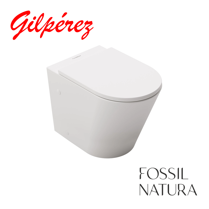 Fossil Natura Venecia Inodoro Compacto Adosado a Pared Blanco brillo