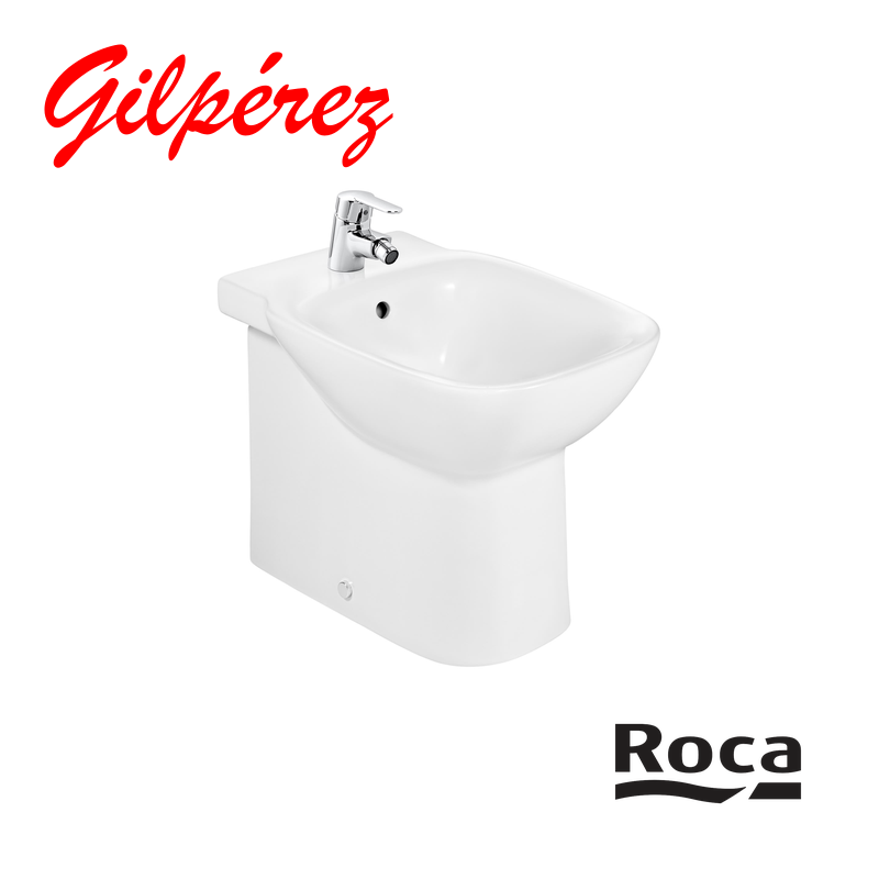 Roca Debba Square Bidé Adosado a Pared Blanco sin tapa vista 1