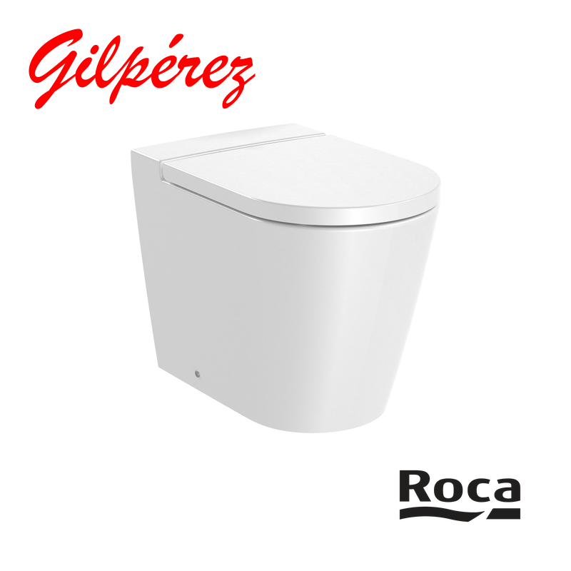 Roca Inspira Round Inodoro Adosado a Pared para Cisterna Empotrada