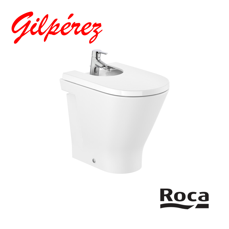 Roca The Gap Round Bidé Altura Comfort Adosado a Pared vista 1
