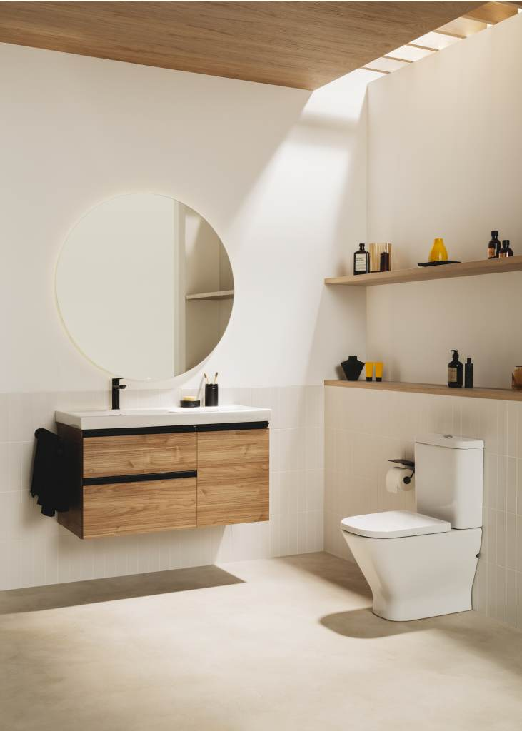 Roca The Gap Round Inodoro de Cisterna Baja vista 4