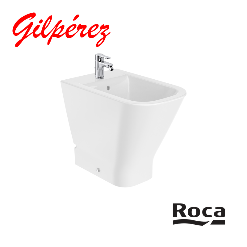 Roca The Gap Square Bidé Altura Comfort Adosado a Pared