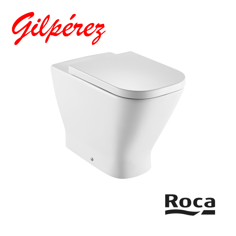 Roca The Gap Square Inodoro Adosado a Pared para Cisterna Empotrada